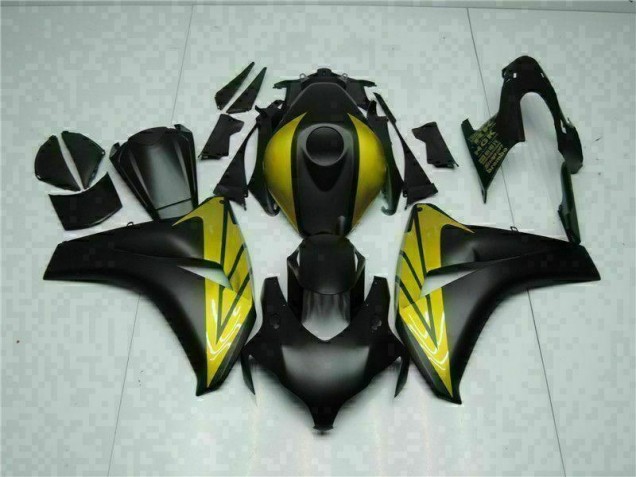 Buy 2008-2011 Black Gold Honda CBR1000RR Replacement Motorcycle Fairings