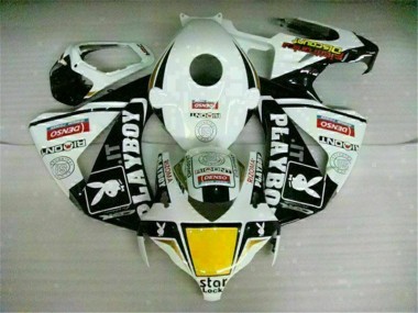 Buy 2008-2011 White Black Playboy Honda CBR1000RR Motorbike Fairing