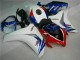 Buy 2008-2011 White Blue Honda CBR1000RR Bike Fairing & Plastics