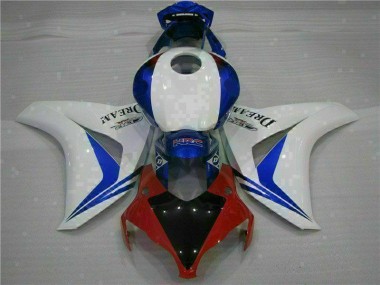 Buy 2008-2011 White Blue Honda CBR1000RR Motorcycle Fairings Kits