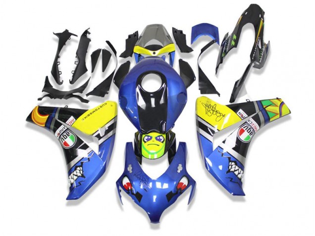 Buy 2008-2011 Blue Shark Honda CBR1000RR Motor Fairings