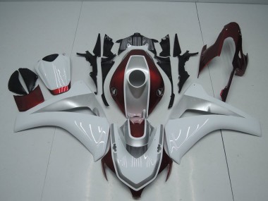 Buy 2008-2011 Red White and Silver Honda CBR1000RR Bike Fairing