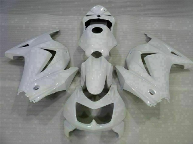 Buy 2008-2012 White Kawasaki EX250 Motorcycle Replacement Fairings