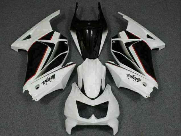 Buy 2008-2012 White Black Ninja Kawasaki EX250 Replacement Fairings