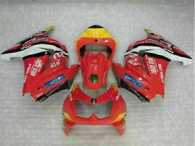 Buy 2008-2012 Red Yellow Kawasaki EX250 Motorcycle Fairing Kit