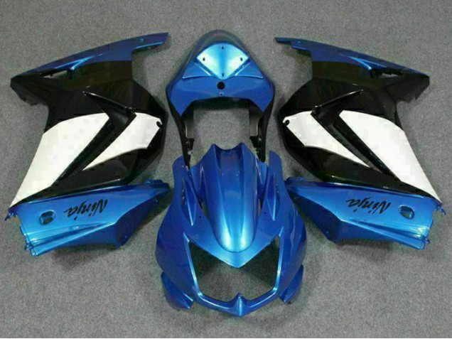 Buy 2008-2012 Blue White Black Ninja Kawasaki EX250 Motorbike Fairing Kits