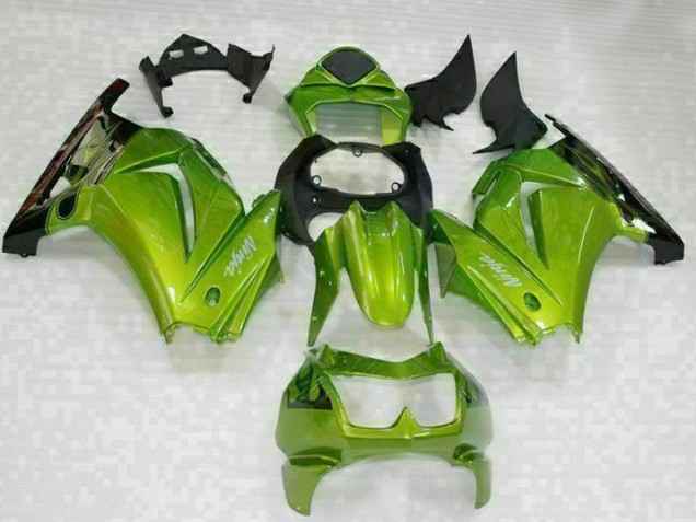 Buy 2008-2012 Green Black Kawasaki EX250 Motorcyle Fairings