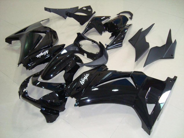 Buy 2008-2012 Glossy Black Kawasaki ZX250R Replacement Fairings