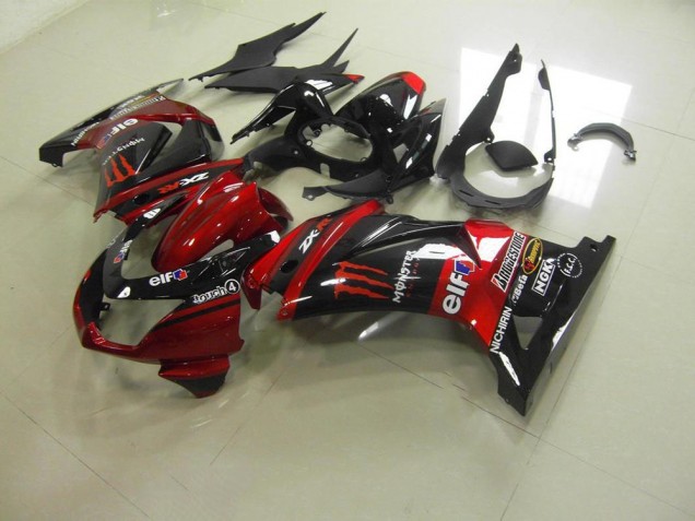 Buy 2008-2012 Candy Red Monster Kawasaki ZX250R Motorbike Fairing
