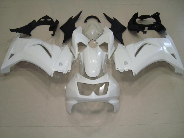 Buy 2008-2012 White Kawasaki ZX250R Moto Fairings