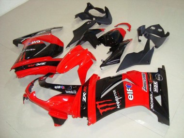 Buy 2008-2012 Red Monster Kawasaki ZX250R Motor Fairings