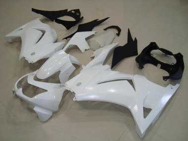 Buy 2008-2012 White Kawasaki ZX250R Motorcylce Fairings