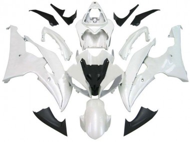 Buy 2008-2016 Pearl White Yamaha YZF R6 Bike Fairings