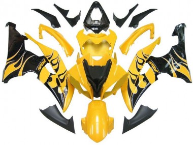 Buy 2008-2016 Yellow Black Flame R6 Yamaha YZF R6 Replacement Motorcycle Fairings