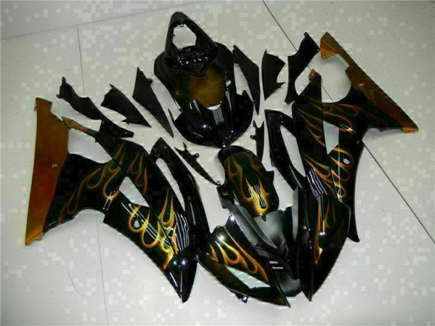 Buy 2008-2016 Black Yamaha YZF R6 Replacement Fairings