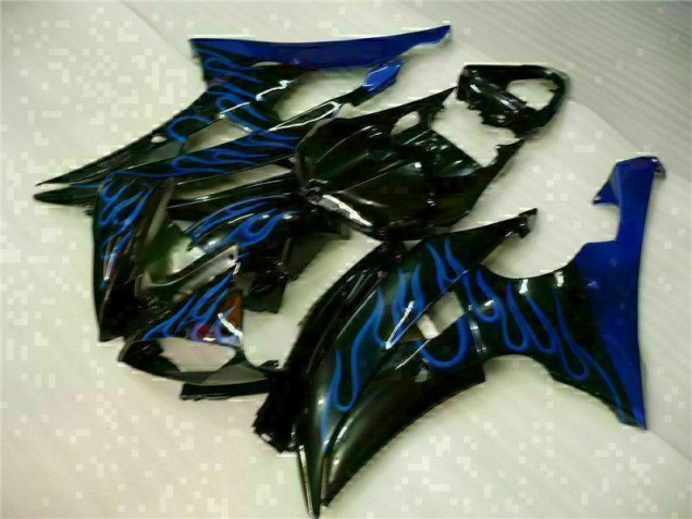 Buy 2008-2016 Blue Flame Black Yamaha YZF R6 Motorcylce Fairings