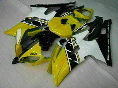 Buy 2008-2016 Yellow White Yamaha YZF R6 Motorcycle Replacement Fairings