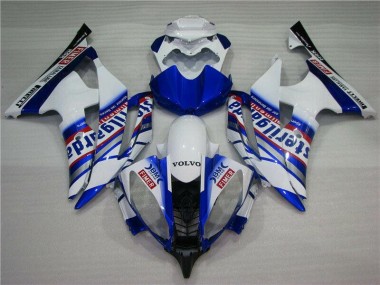 Buy 2008-2016 White Blue Sterilgarda Volvo Yamaha YZF R6 Motorcycle Fairing