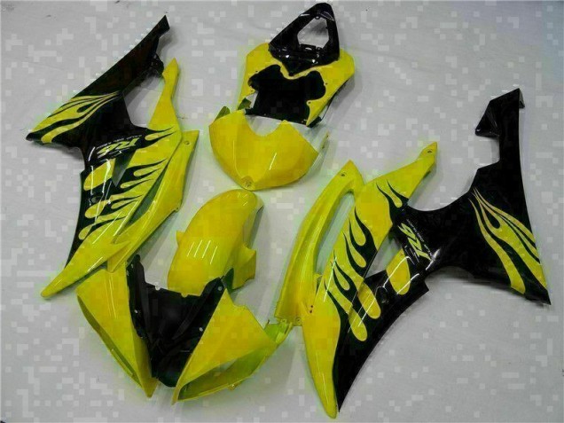 Buy 2008-2016 Yellow Black Yamaha YZF R6 Motorcycle Fairing Kits