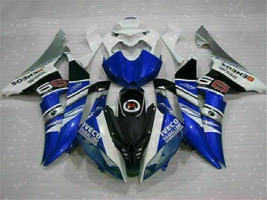 Buy 2008-2016 White Blue Yamaha YZF R6 Moto Fairings