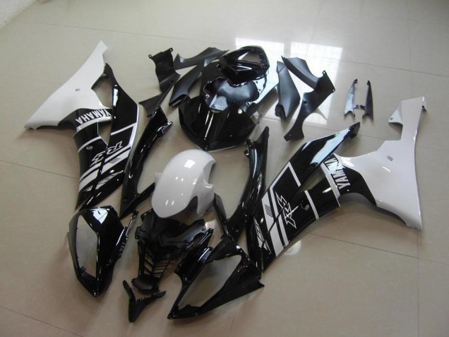 Buy 2008-2016 White Black Yamaha YZF R6 Motorcyle Fairings