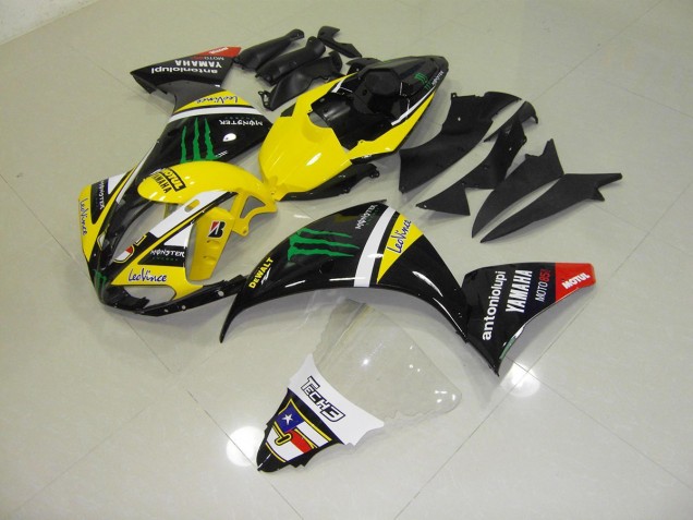 Buy 2009-2011 Yellow Monster Yamaha YZF R1 Motorcycle Fairing Kits