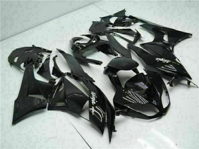 Buy 2009-2012 Black White Ninja 636 Kawasaki ZX6R Moto Fairings