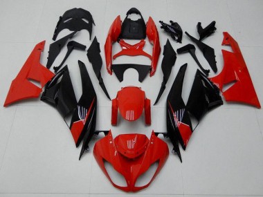 Buy 2009-2012 Red Black Kawasaki ZX6R Bike Fairings