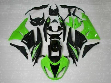 Buy 2009-2012 Black Green 636 Kawasaki ZX6R Motorcycle Bodywork
