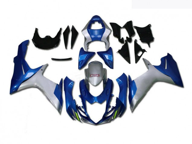 Buy 2011-2021 Blue Silver Suzuki GSXR 600/750 Motorcycle Fairings