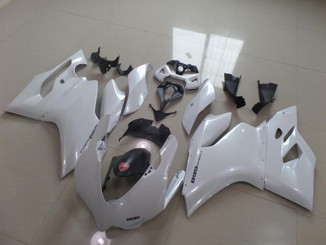 Buy 2011-2014 Pearl White Ducati 1199 Motorcycle Fairing Kit