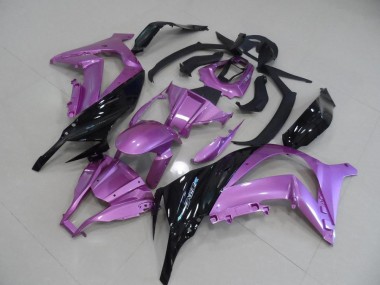 Buy 2011-2015 Pink and Black Kawasaki ZX10R Motorcycle Fairings Kit