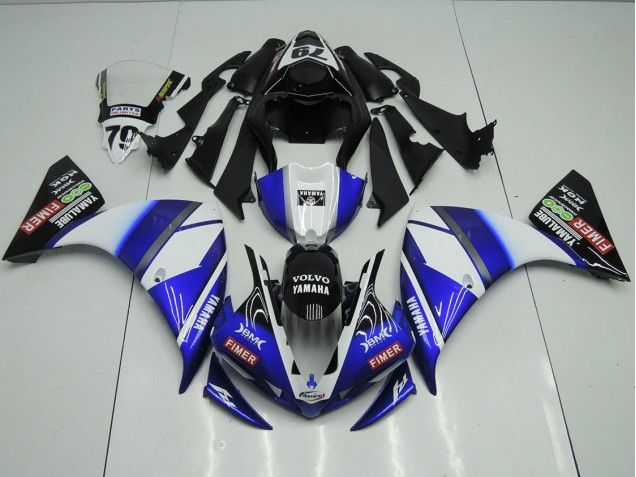 Buy 2012-2014 Blue Black Sterilgarda Yamaha YZF R1 Motorcycle Fairing Kit