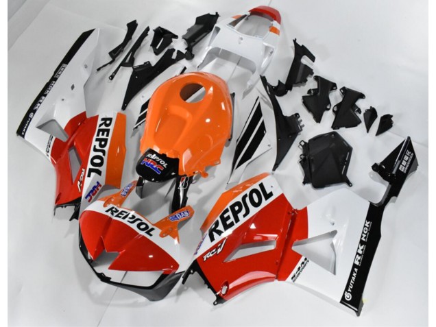 Buy 2013-2021 Red White Orange Repsol Honda CBR600RR Motorcycle Fairings Kit