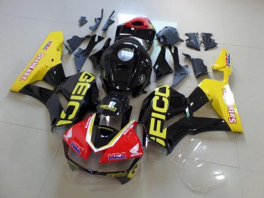 Buy 2013-2021 Yellow Black Geico Honda CBR600RR Motorcyle Fairings