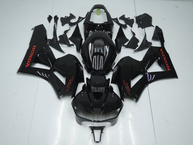 Buy 2013-2021 Glossy Black with Red Sticker Honda CBR600RR Motorcycle Fairings Kit