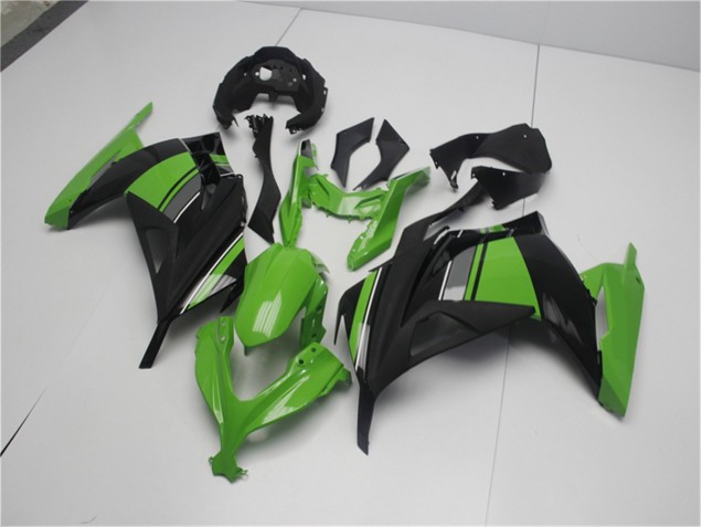 Buy 2013-2016 Green Black Kawasaki EX300 Motor Bike Fairings