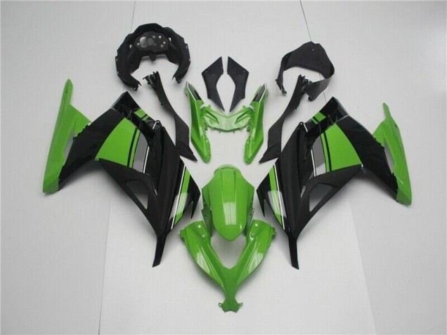 Buy 2013-2016 Green Black Kawasaki EX300 Motor Bike Fairings