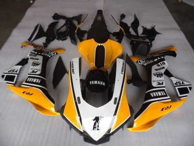 Buy 2015-2019 Yellow White Black Yamaha YZF R1 Motorbike Fairing Kits