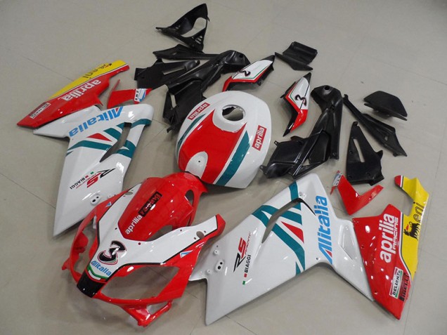 Buy 2006-2011 White Red Green Aprilia RS125 Bike Fairing