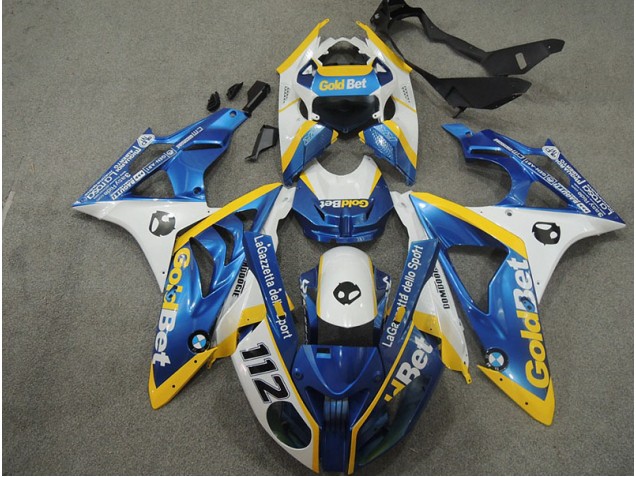 Buy 2009-2014 White Blue GoldBet 112 BMW S1000RR Motorbike Fairing