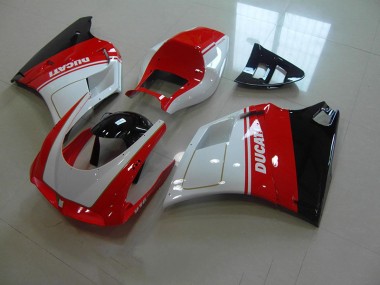 Buy 1993-2005 Red White Ducati 748 916 996 996S Motor Bike Fairings