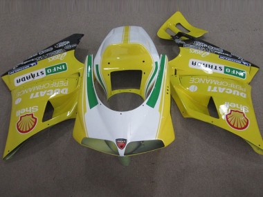 Buy 1993-2005 Yellow Shell Info Strrda Ducati 748 Motorbike Fairing