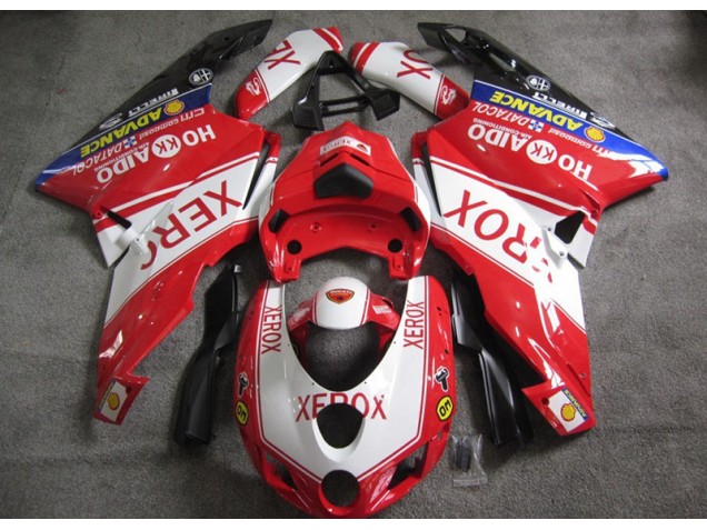 Buy 2005-2006 Red White Xerox Ducati 749 Motorcycle Fairings Kits