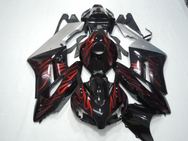 Buy 2004-2005 Black Red Flame Honda CBR1000RR Motorbike Fairing