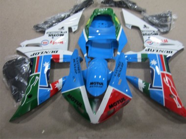 Buy 2004-2005 Blue Red Green Motul Honda CBR1000RR Replacement Fairings