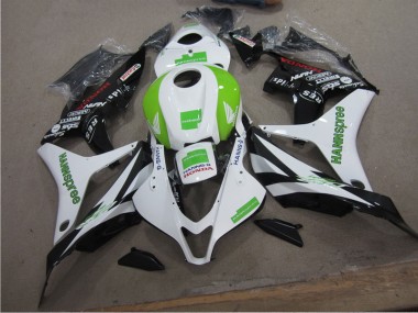 Buy 2004-2005 White Green Hannspree Honda CBR1000RR Motorcycle Fairing Kit