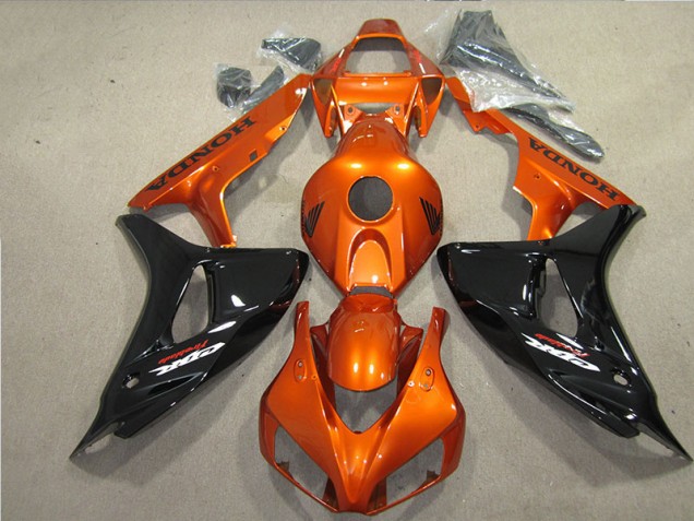 Buy 2006-2007 Black Orange Fireblade Honda CBR1000RR Motorbike Fairing