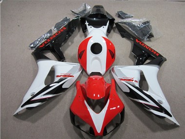 Buy 2006-2007 Black White Red Fireblade Honda CBR1000RR Motorcycle Fairings Kits