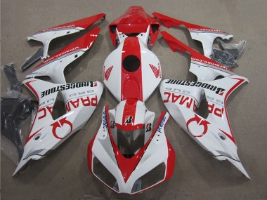 Buy 2006-2007 White Red PRAMAC Honda CBR1000RR Moto Fairings